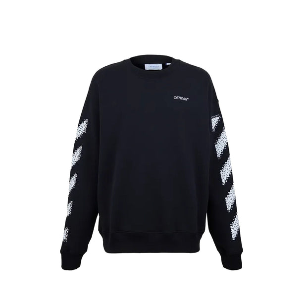 Sweat Off-White Pixel Diag homme — noir