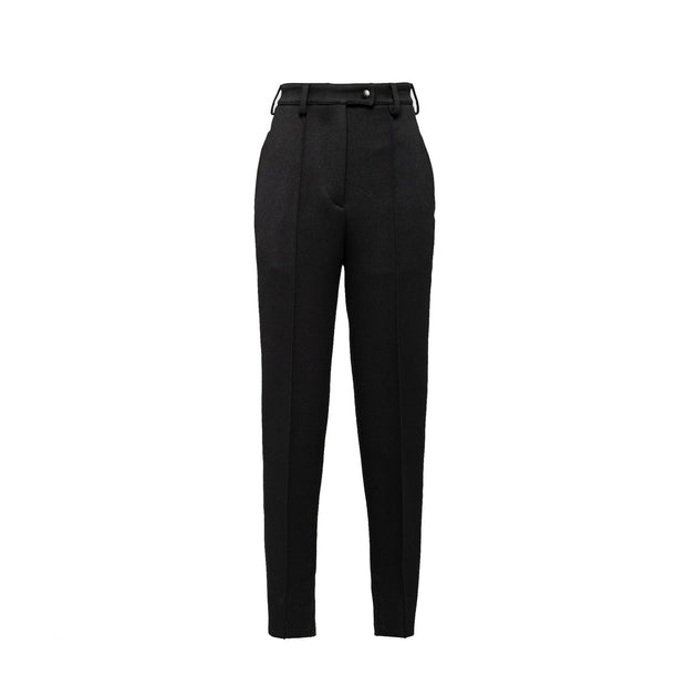 Pantalon Prada en laine vierge noir