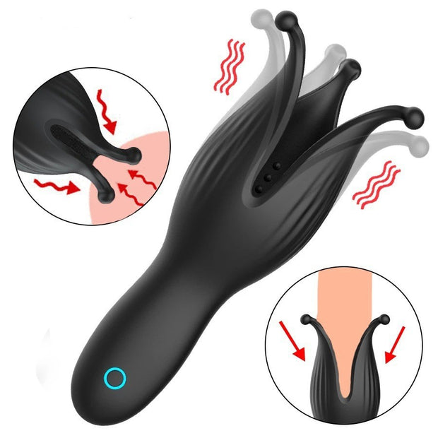 Masturbateur homme rechargeable — 10 modes, étanche IPX7