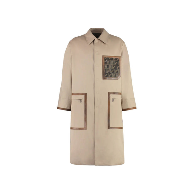Trench Fendi réversible beige