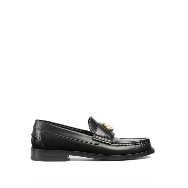 Mocassins Gucci Double G en cuir — noirs