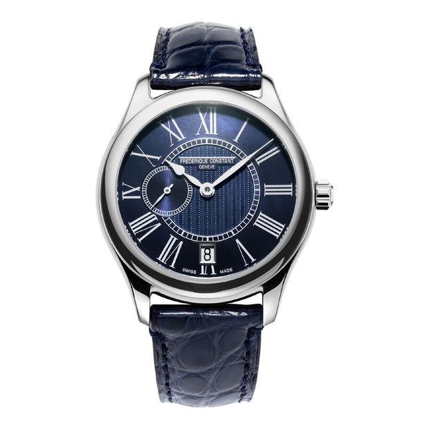 Montre femme Frederique Constant Ladies Automatic FC-318MPN3B6 à cadran bleu nacré