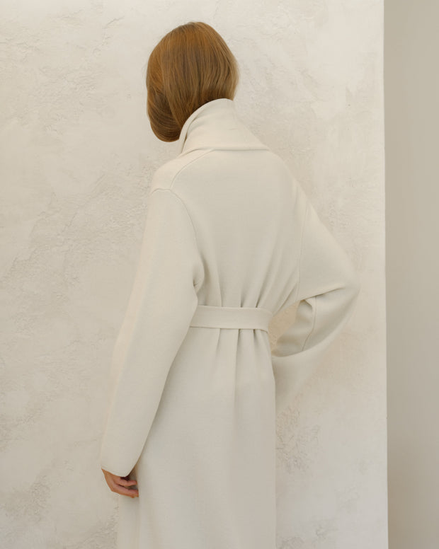 Manteau femme Lèmme mélange laine et cachemire — vue authentique fournisseur 1