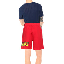 Short Dsquared2 homme en coton — rouge avec logo