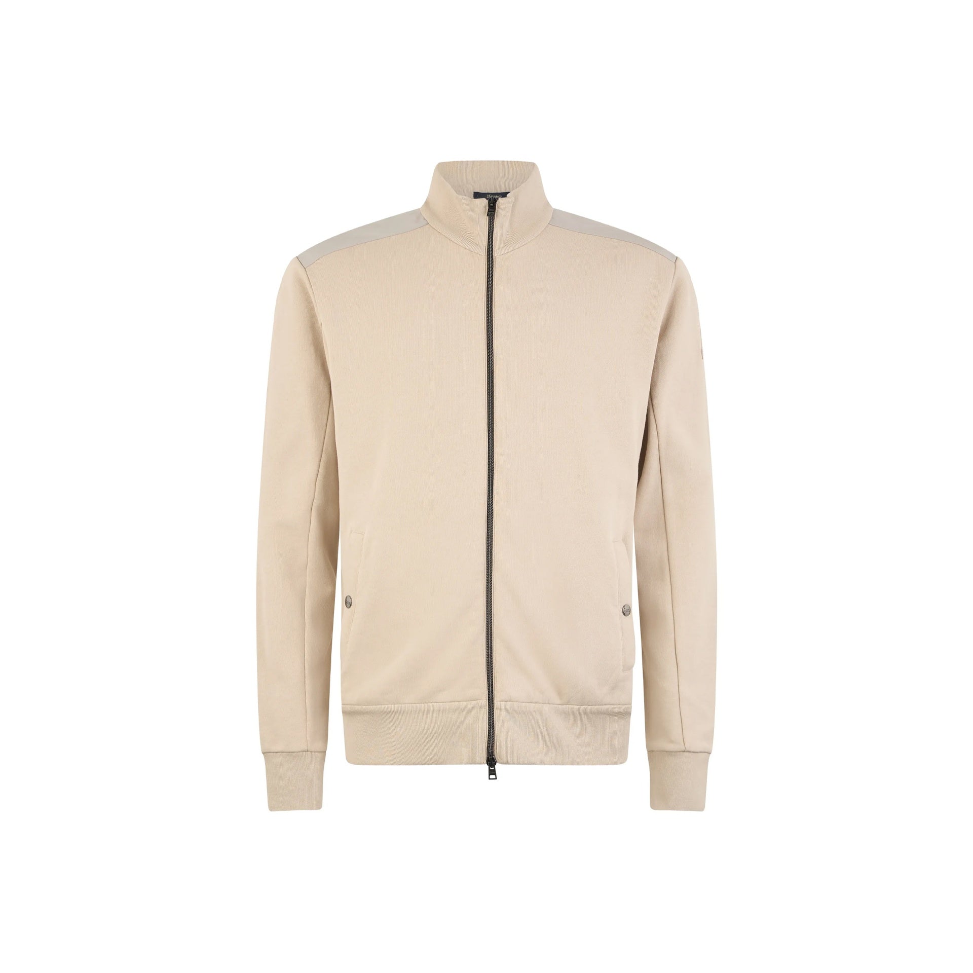 Sweat zippé Herno homme — beige