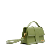 Sac Jacquemus Le Grand Bambino en cuir — vert