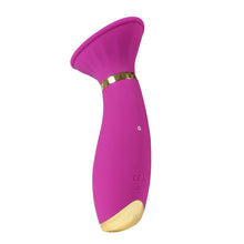 Stimulateur clitoridien rechargeable — aspiration, violet