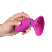 Stimulateur clitoridien rechargeable — aspiration, violet