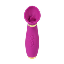Stimulateur clitoridien rechargeable — aspiration, violet