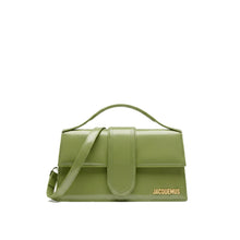 Sac Jacquemus Le Grand Bambino en cuir — vert