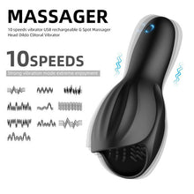 Masturbateur homme rechargeable — 10 modes, étanche IPX7