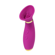 Stimulateur clitoridien rechargeable — aspiration, violet