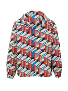 Veste Gucci en nylon à imprimé géométrique — multicolore