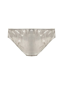 Slip Dolce & Gabbana en soie — gris perle