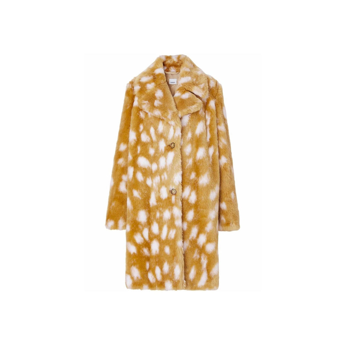 Manteau Burberry en peau lainée — beige