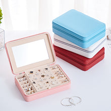 New Portable PU Minimalist Jewelry Organizer Box