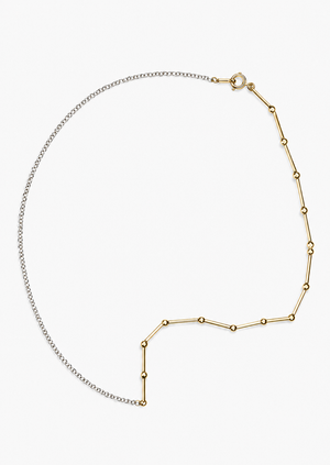 Collier Teri bi-matière en perles
