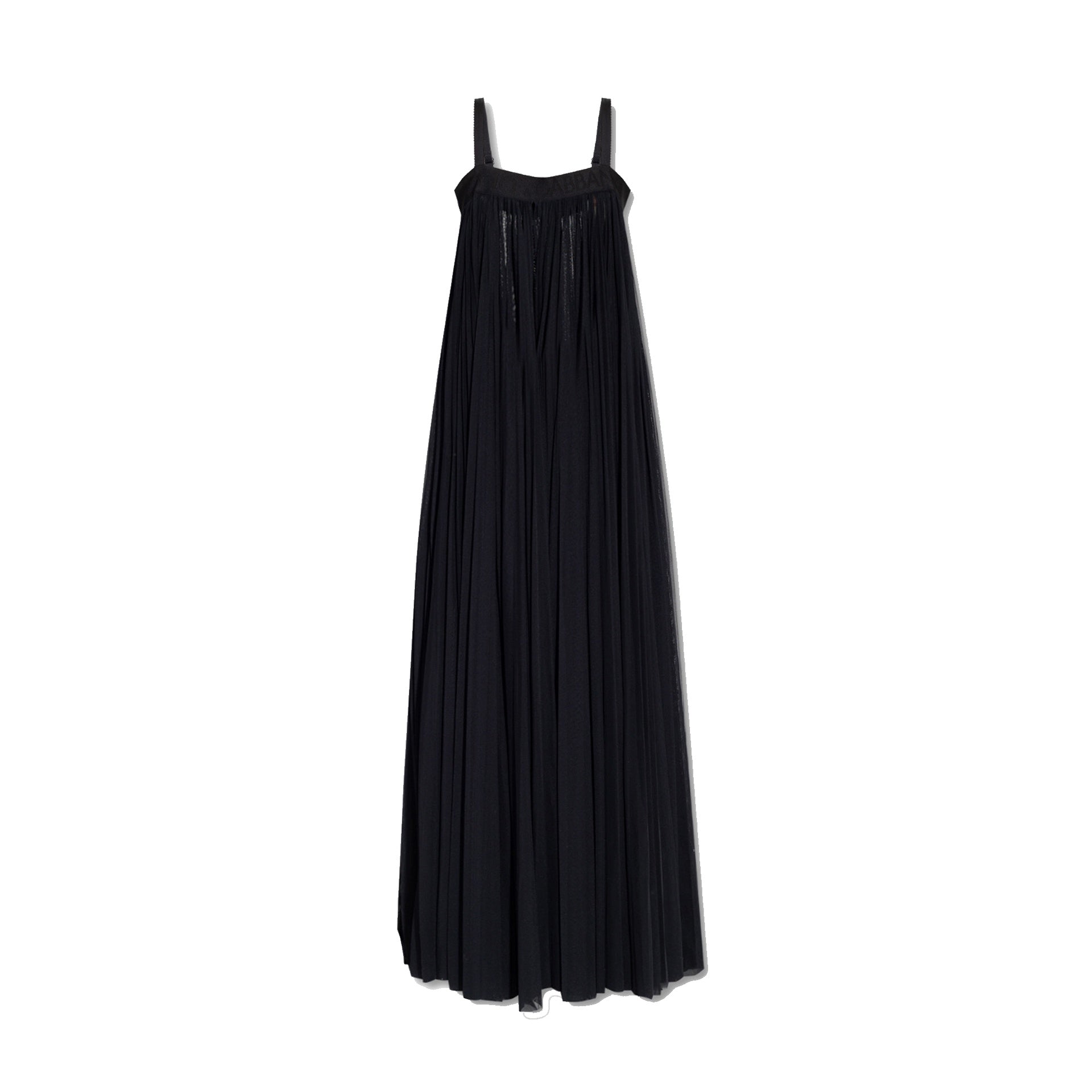 Robe longue plissée Dolce & Gabbana — noire