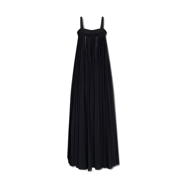 Robe longue plissée Dolce & Gabbana — noire