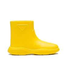 Bottes Prada en caoutchouc — jaunes avec logo