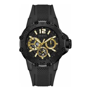 Montre homme Guess Contender GW0640G2 noire et dorée