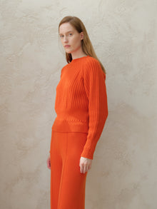 Pull femme Lèmme mélange cachemire — quatrième vue authentique fournisseur