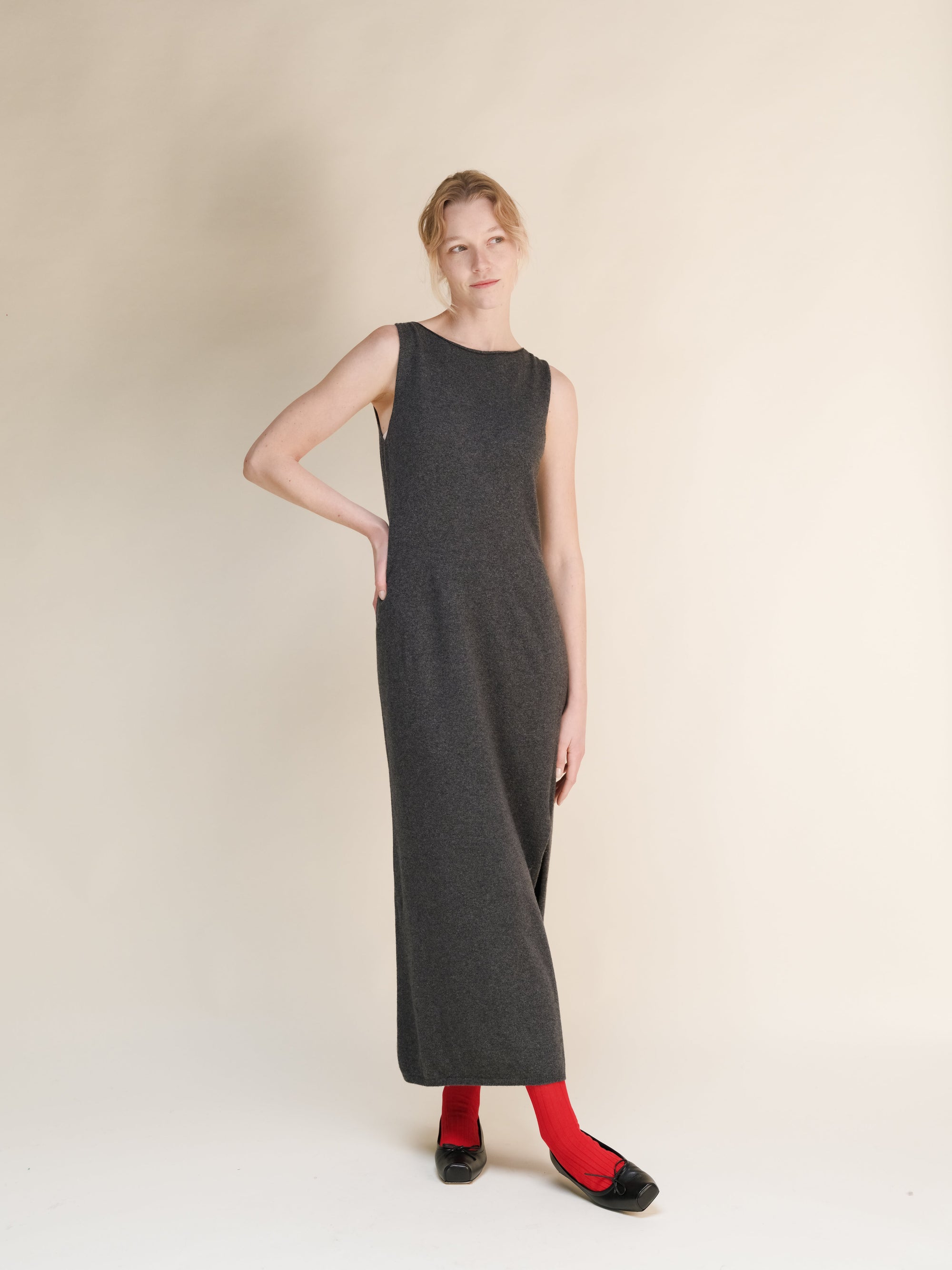 Robe femme Lèmme mélange laine et cachemire — vue authentique fournisseur 1