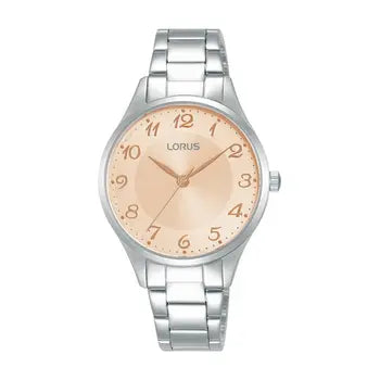 Montre femme Lorus RG269VX9 acier argenté cadran rose doré