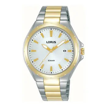 Montre homme Lorus RH944PX9 acier bicolore cadran argenté