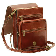 Sac bandoulière Old Angler brun vue complémentaire