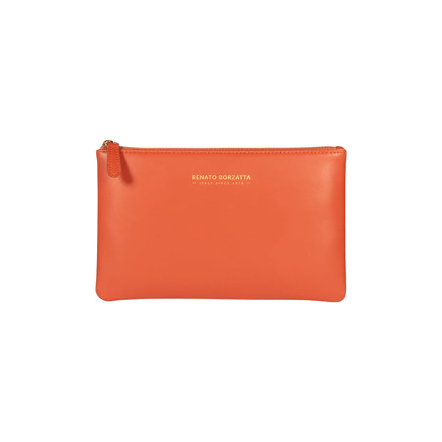 Trousse Renato Borzatta RB1090AM en cuir véritable paprika - vue principale