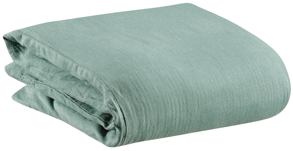 Housse de couette Zeff Vert de gris 260 x 240 — Vivaraise
