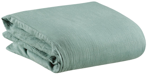 Housse de couette Zeff Vert de gris 260 x 240 — Vivaraise