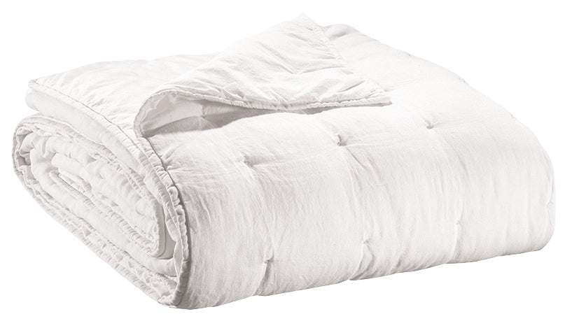 Jeté Zeff Blanc 240 x 260 — Vivaraise