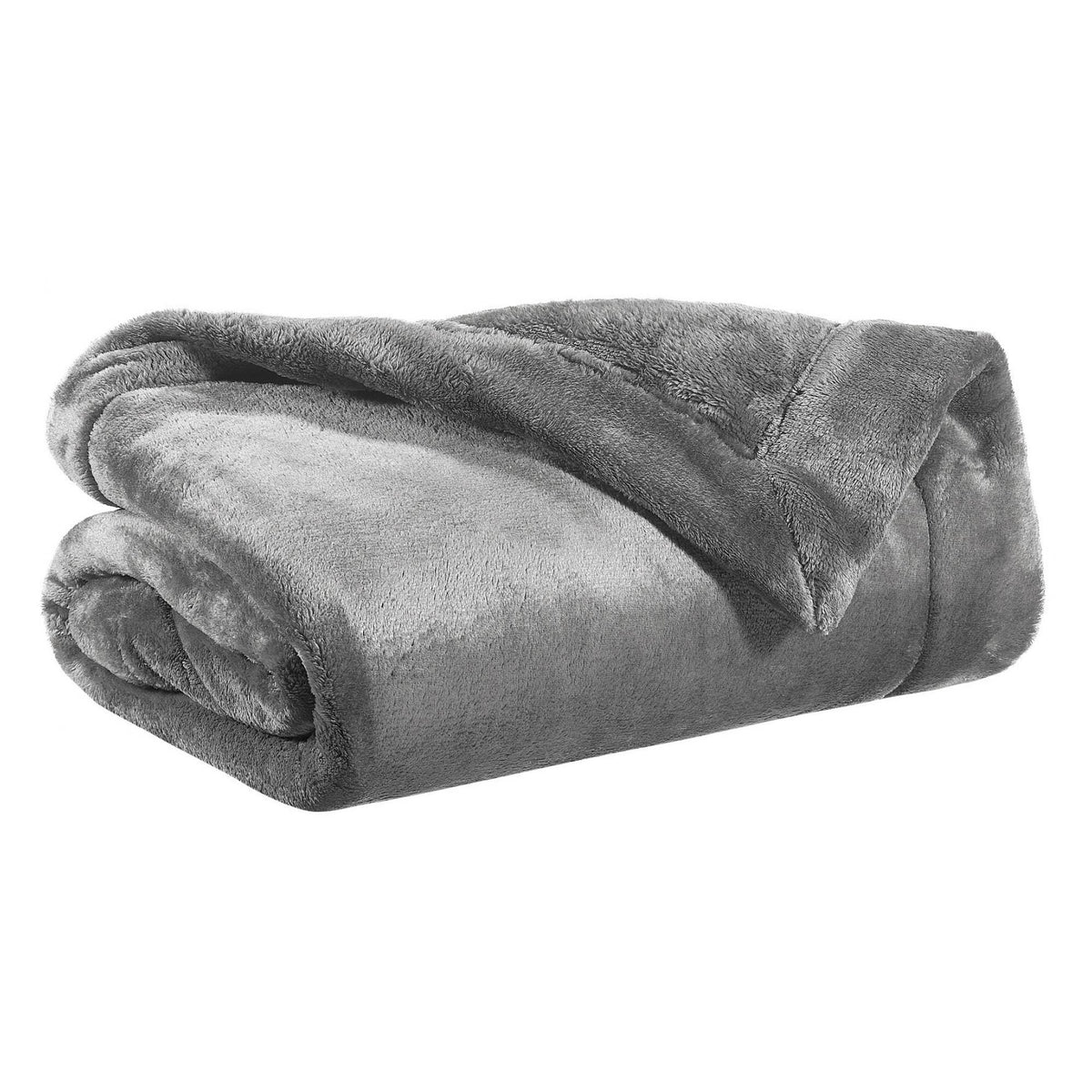 Plaid Tender Vivaraise gris 150 x 200 cm